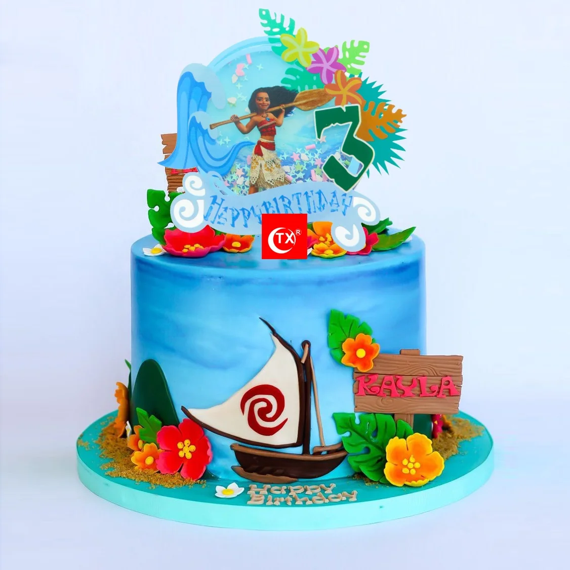 Tx Moana Theme Tropical Birthday Baby Moana Baby 1st Birthday Luau Acrylic Cake Topper For Party Decorations Supplier Buy Ins Style Birthday Cake Topper Acrylic Cake Topper Happy Birthday Cake Topper Product On