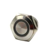 16mm Momentary or Latching Waterproof Ring Illuminated Micro Push Button Switch with LED