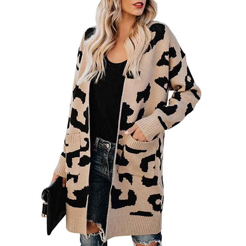 Cardigan estampado leopardo Clearance