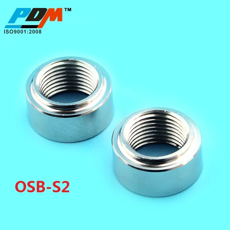 HEAT SINK" Oxygen Sensor O2 Weld On Stepped Nut & Cap Bung Kit - Foto 8
