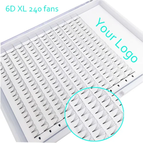 

loose premade volume fans,1 Tray