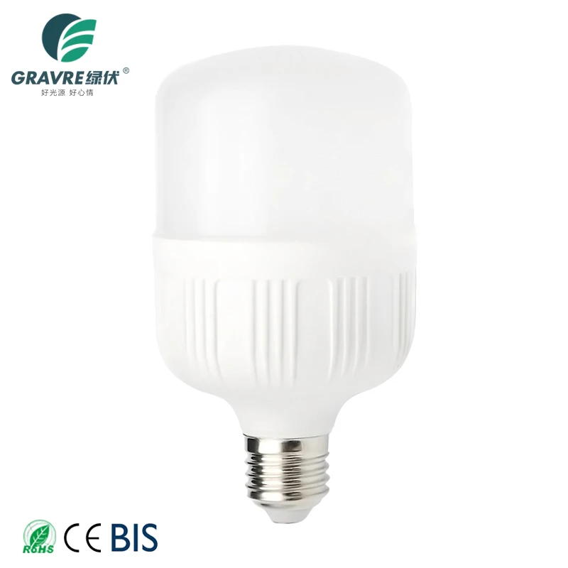 The Best 50W 5000LM E27 PC Raw Material High Power T Shape LED Bulb Lighting