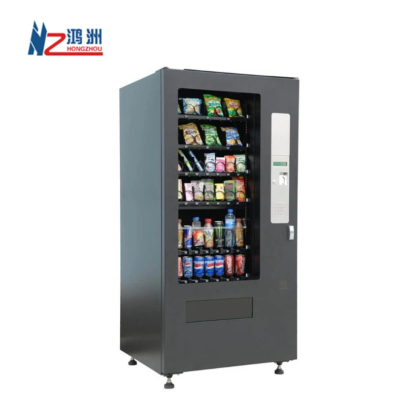 Indoor vending kiosk design and process in house for drink and snacks