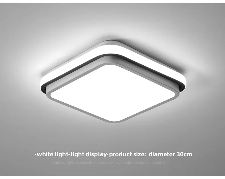 Modern LED Aisle Corridor Entryway Balcony Bedroom Light Tmall Genie Ceiling Light Simple Design with Stainless Steel Base factory