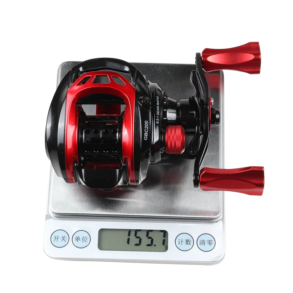Gbc200 155g Bfs Baitcasting Fishing Reel Left Right Hand Double Metal