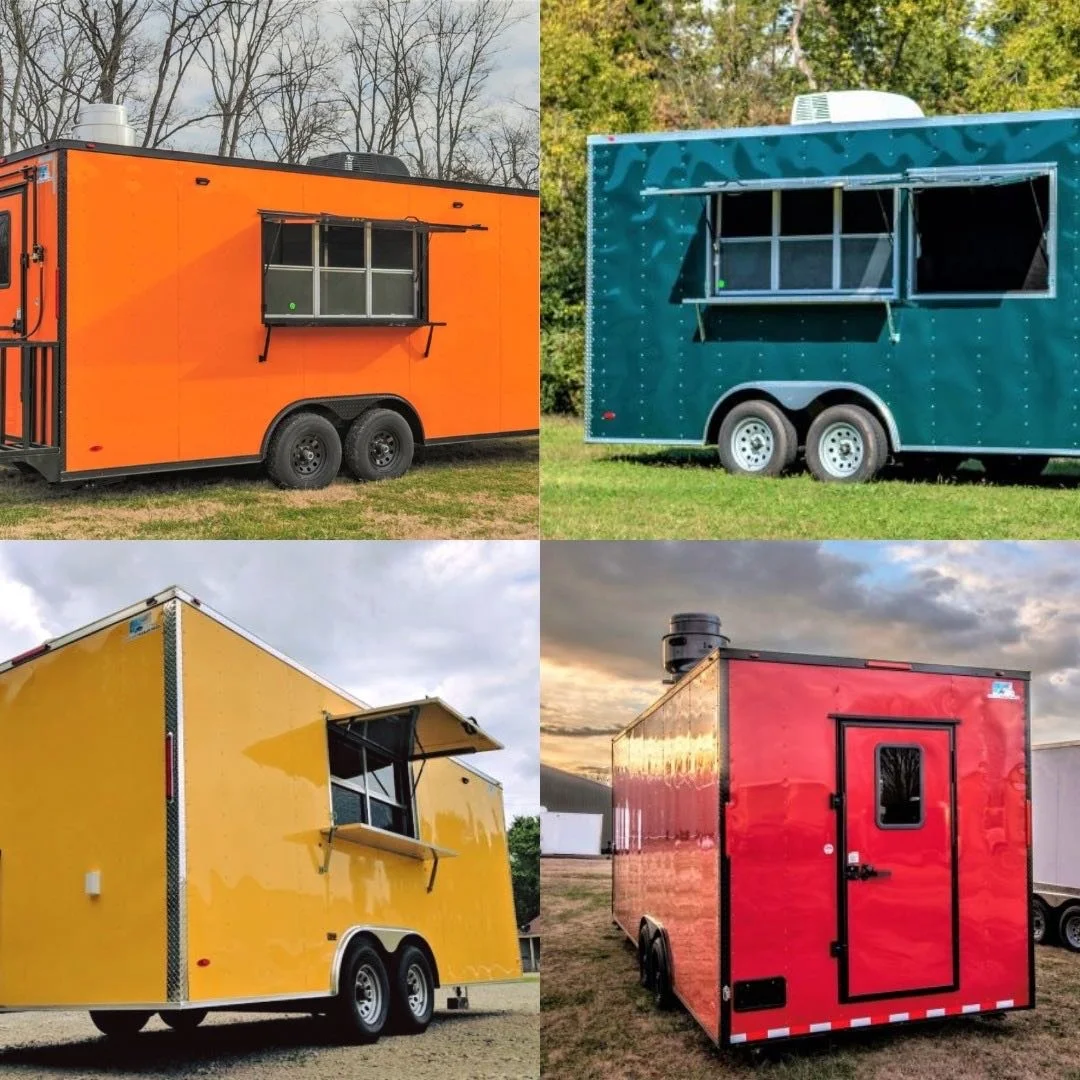 Popular Fast Food Trailers Fully Equipped Mobile Pizza Fast Food Trucks