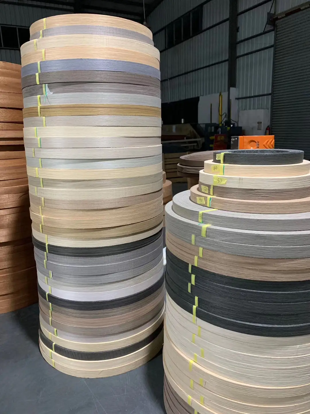 Wood Veneer Edge Banding Roll 0.50mm 1mm 2mm And 3mm Natural Sliced