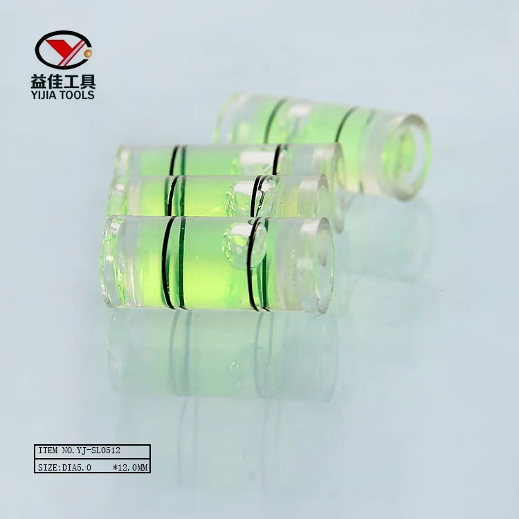plastic spirit level bubble vial