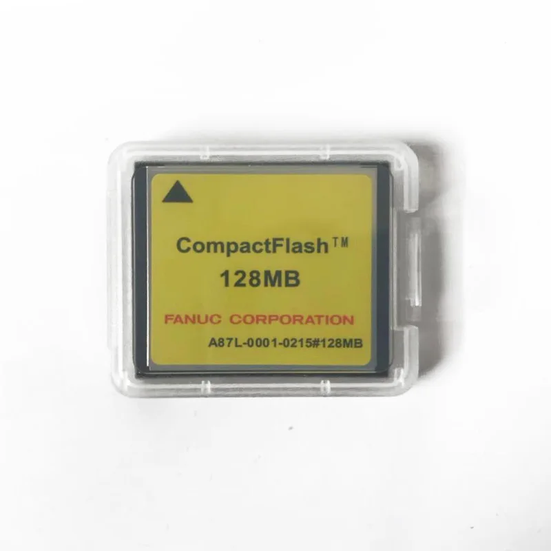 Fanuc compact flash + PCMCIA adapter memory card 128MB A02B0281K601, View A02B0281K601