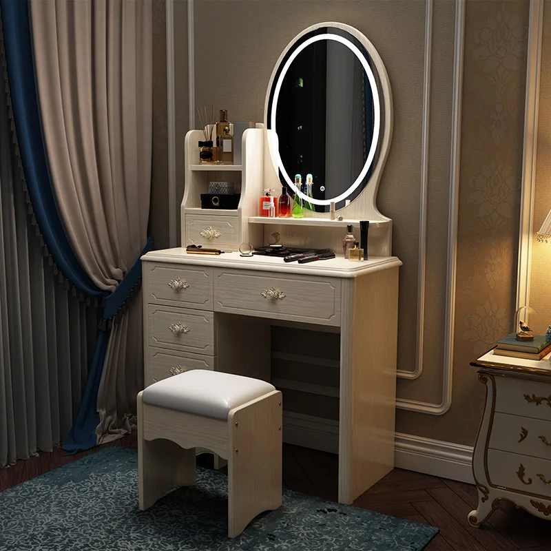modern dressing table with lights