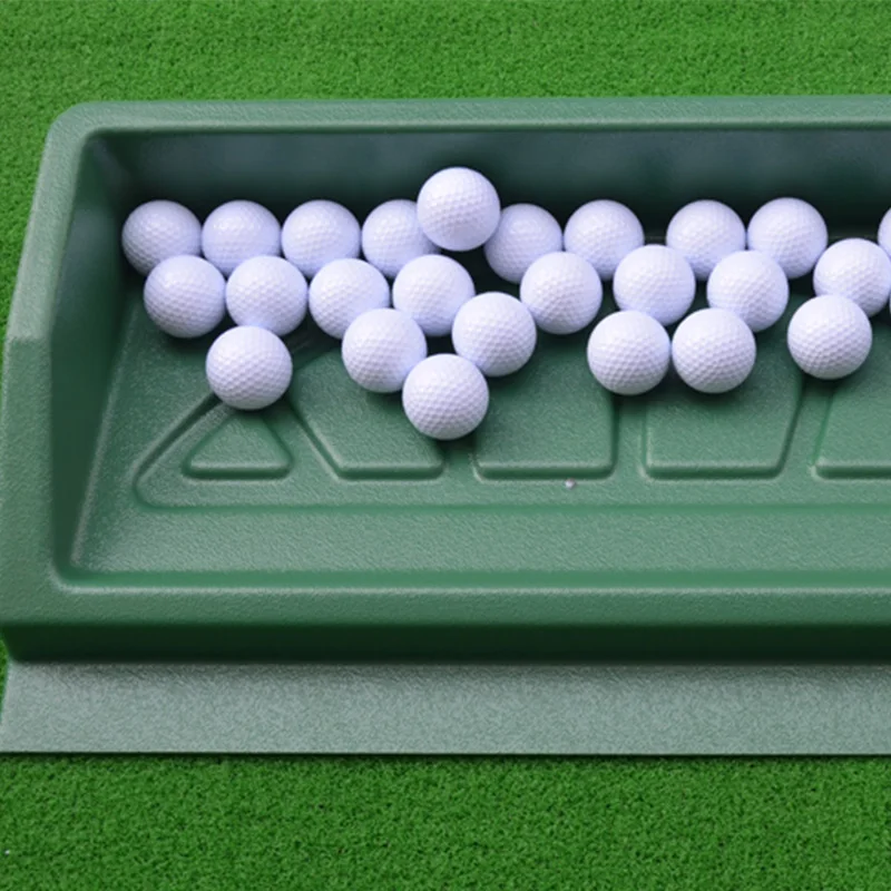 High Quality Green Pe Golf Ball Tray Driving Range Golf Ball Storage