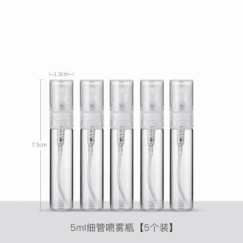 product 3ml glass perfume bottle with pump sprayer mini fine mist sprayer-1