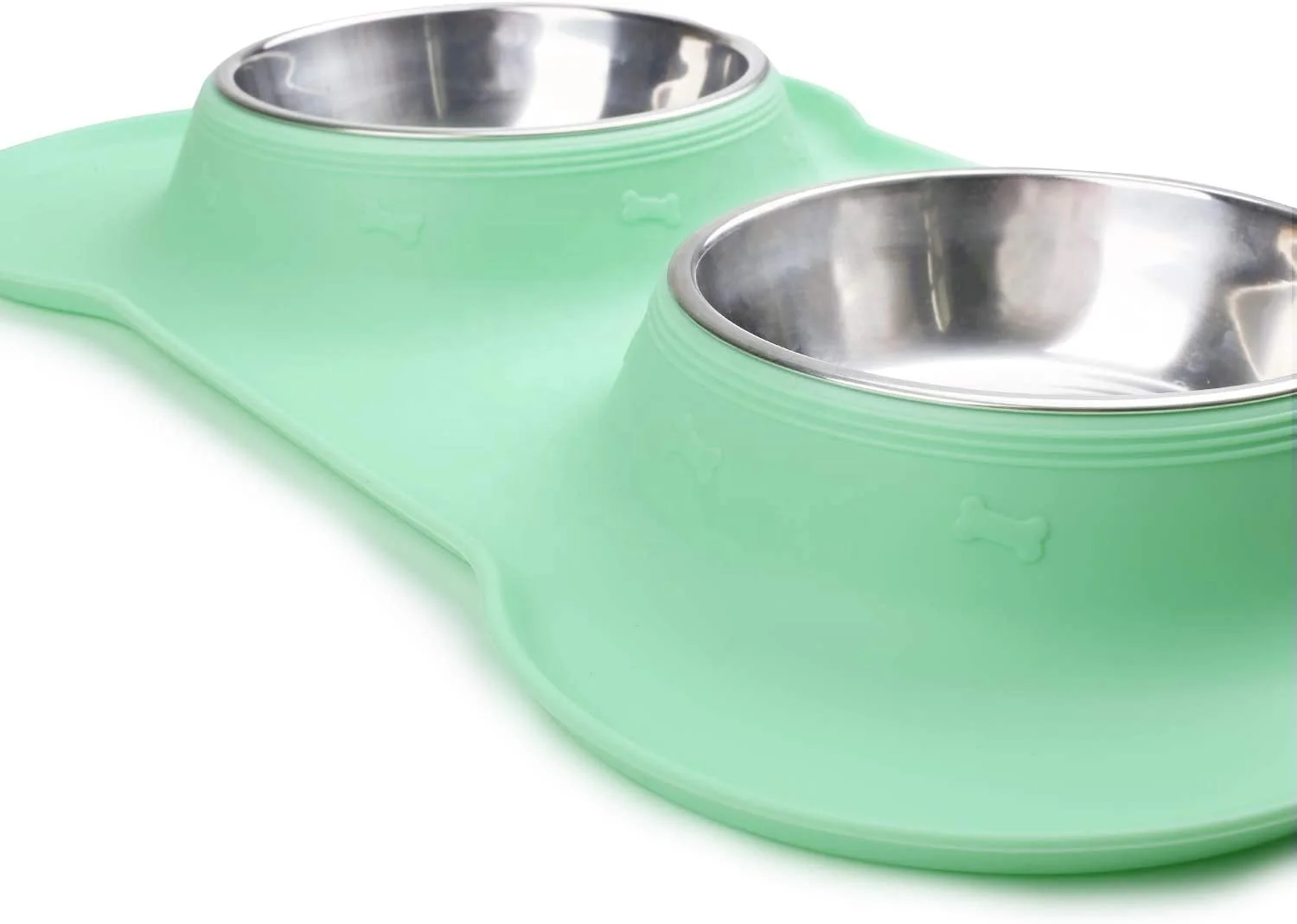colorful pet dog Food Tray Plate portable folding rubber pet bowls
