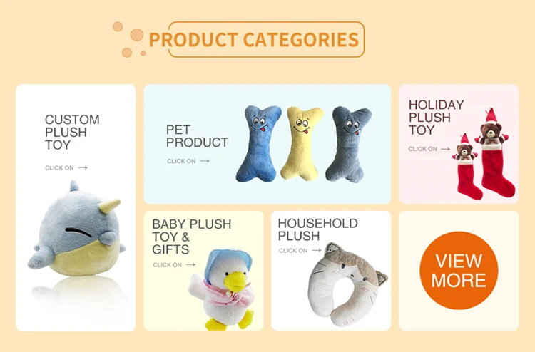 Hot selling customized soft stuffed animals toys custom plush toys