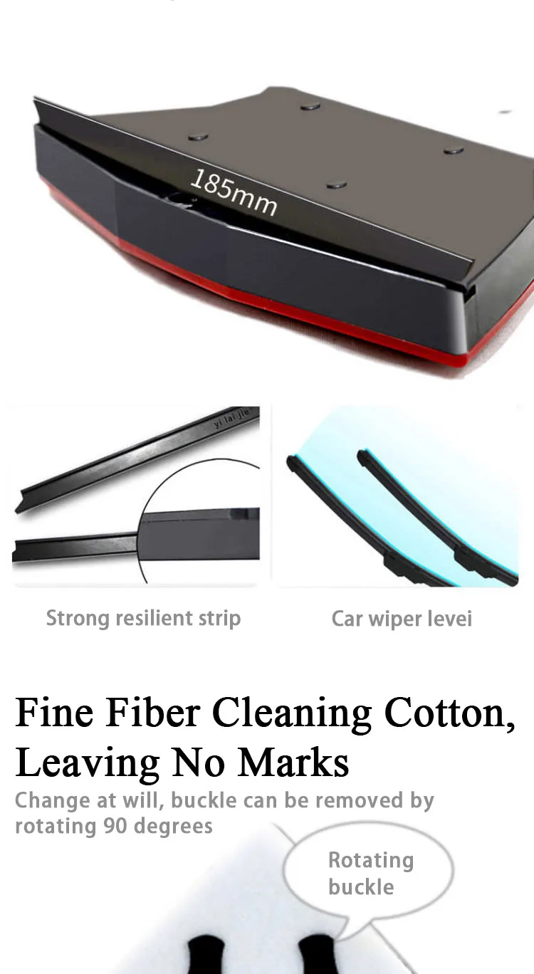 Adjustable Double Faced Window Cleaner For 5