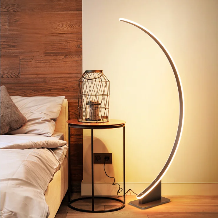 
Nordic Contracted contemporary New personality protection eye bedside lamp LED floor lamp 