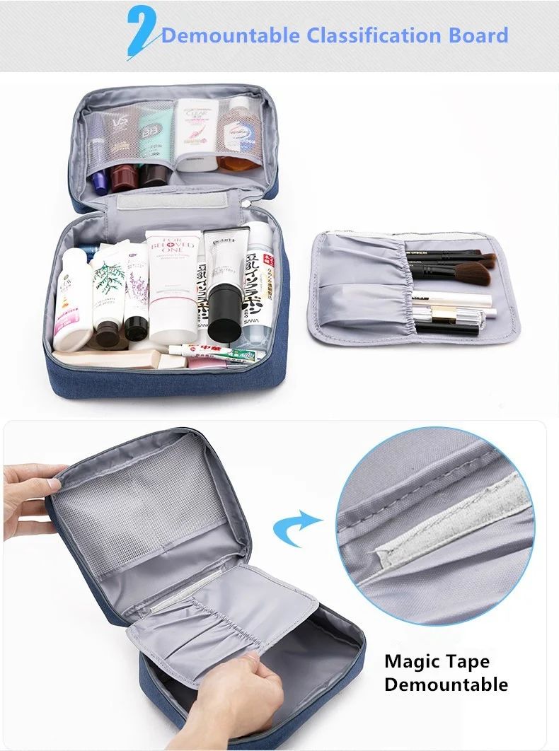 Travelsky Customized Logo Travelling Wash Bag Hanging Toiletry Bag ...