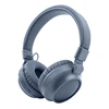 Colorful Noise Cancelling Over Ear Headphones for Sports Strong Bass Wireless Headsets