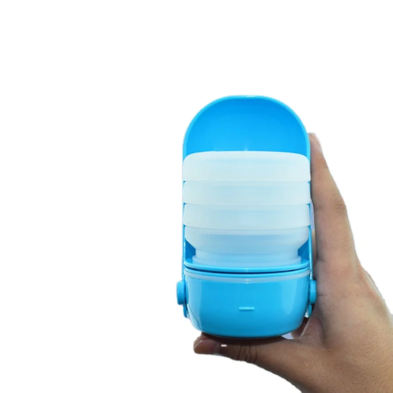 

dog water bottle foldable travel dog water bottle,5 Pieces, 3 color