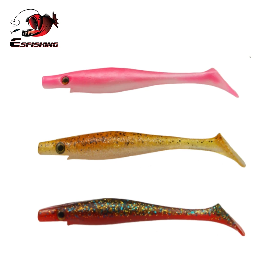 Esfishing New Fishing Lures Hog Shad 5in T Tail Soft Plastic Lure Buy