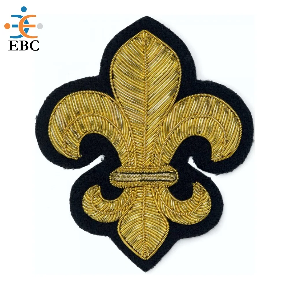 OEM Family Crest Hand Embroidered Coat Badges 3D National Coat of ARMS