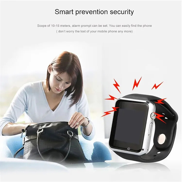 Montre connectée A1 avec téléphone portable, 1.54 pouce, meilleur marché, usine