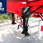 高品質ミャンマーポートカスタマイズ使用輸送 20ft または 40ft コンテナスケルトンシャーシセミトレーラー