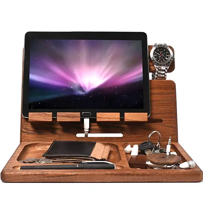 Cell Phone Stand Watch Holder Men Wireless Device Dock Organizer Wood Mobile Base Nightstand Charging Docking Station Buy Cell Phone Holder Bamboo Cell Phone Holder Cell Phone Holder For Desk Product On Alibaba Com