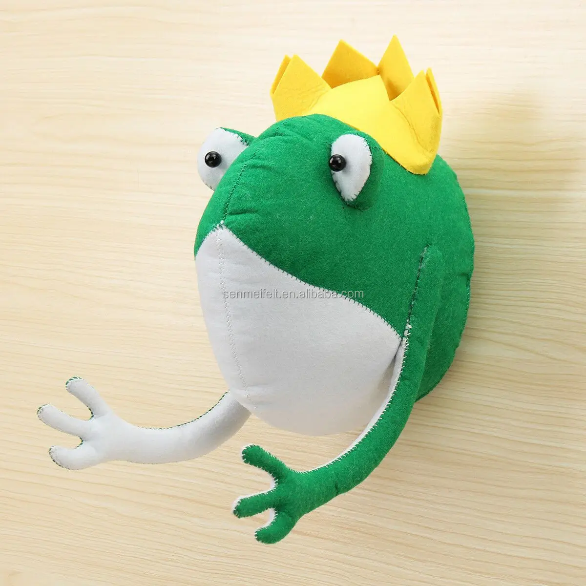 Home And Nursery Decor Felt Animal Wall Mount 3d Animal Head Wall Mount