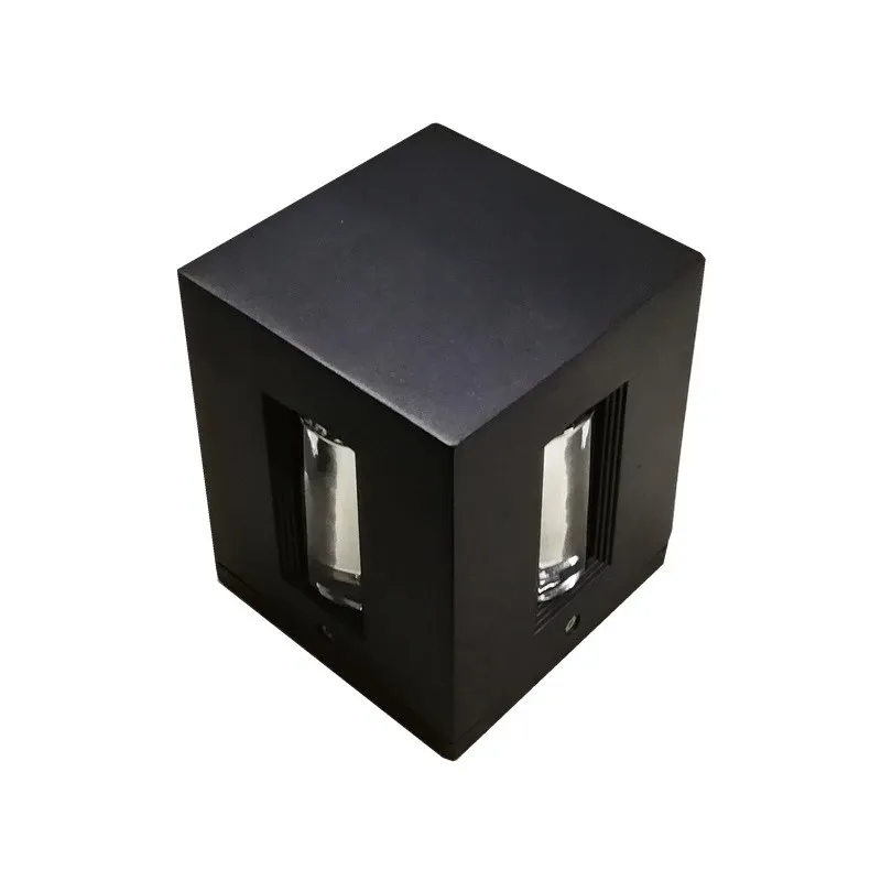 High quality black led wall lamps simple 10W garden corridor wall lights