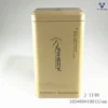 New mould rectangular tea tin box with inner plug lid