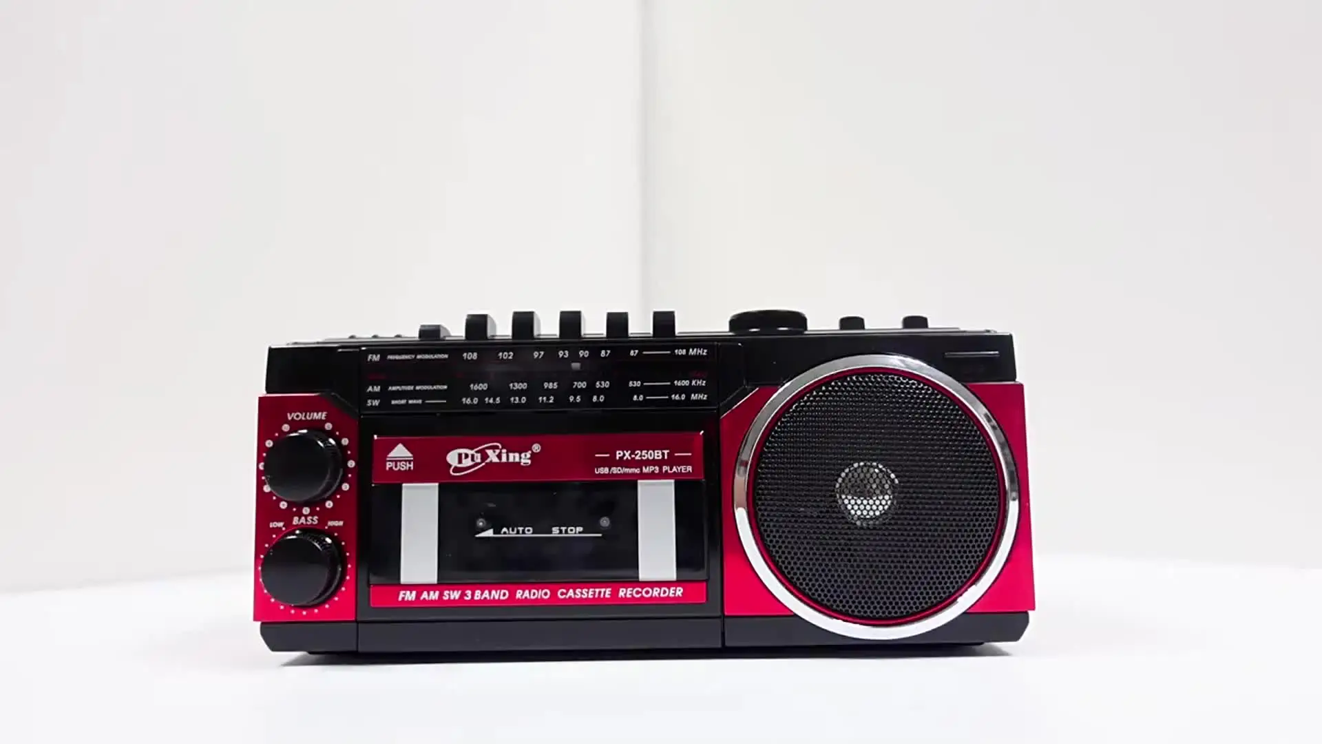 PX-250BT Retro Nostalgic Tape Player - Vintage 1980s Deck