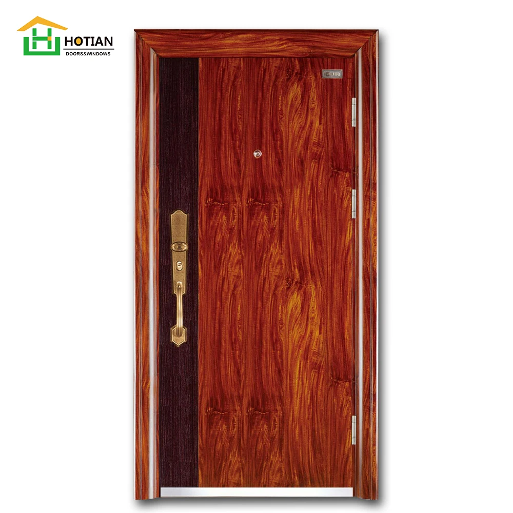 2019 американский стиль входные двери Бангладеш стиль стальной двери Внешний коммерческий стекловолокно Сарай двери