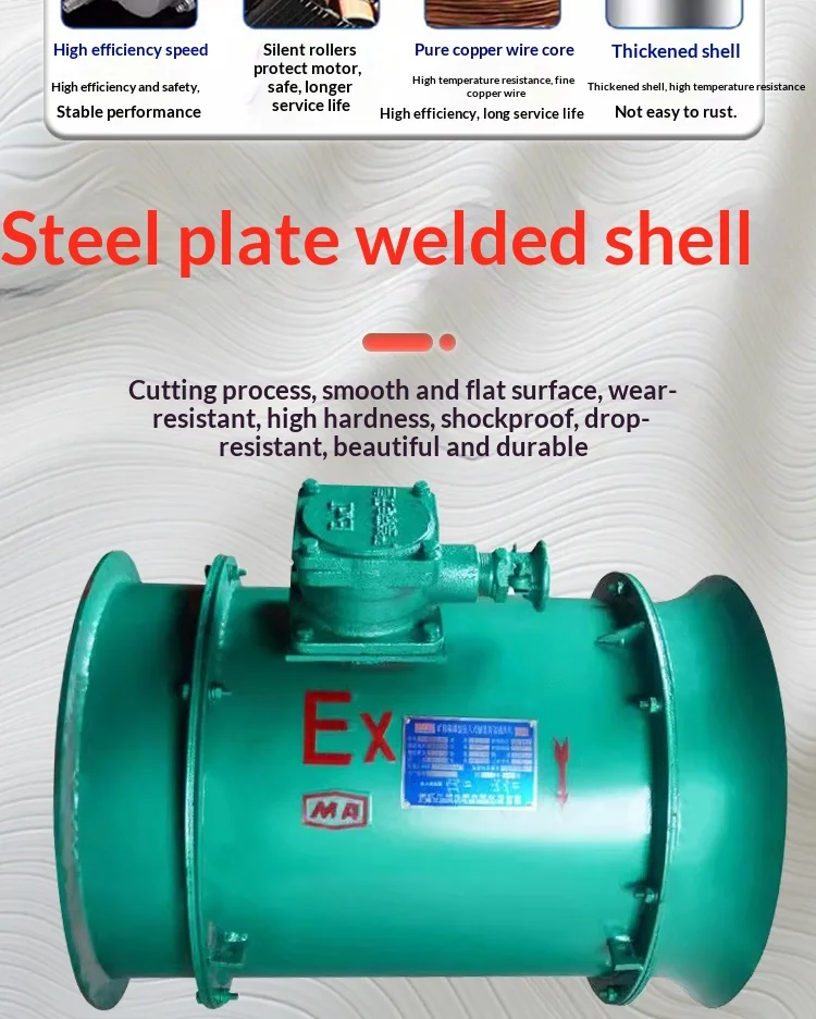 Axial Flow Fan, 380V, Explosion-Proof, YBT - detail 8