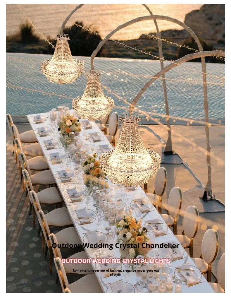 product detachable wedding crystal chandelier for stage wedding props party decoration for events and weddings-0