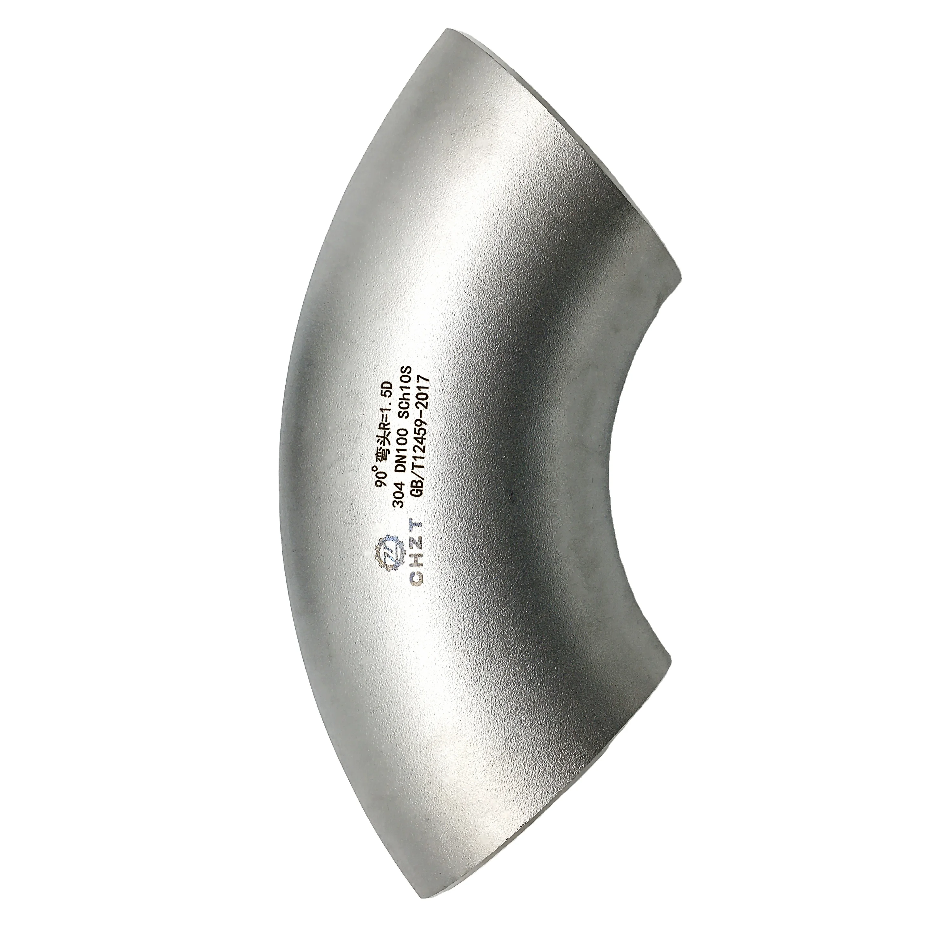 管件轧砂90d lr弯头不锈钢90度弯头长半径弯头