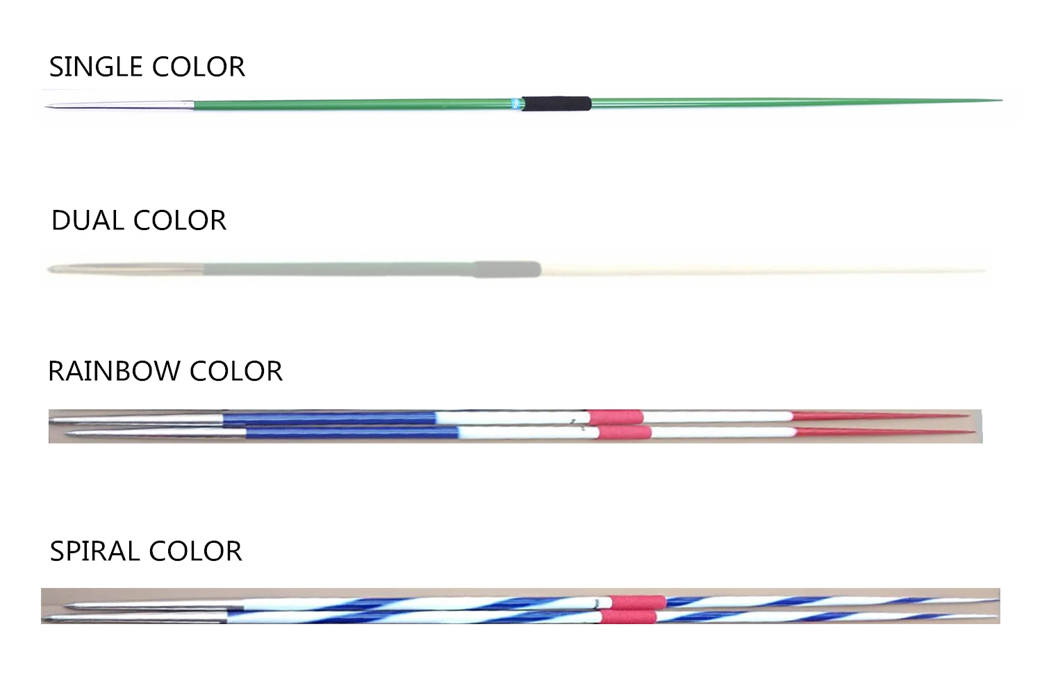 Throwing Equipment Javelin 400g 500g 600g 700g 800g Standard Aluminum