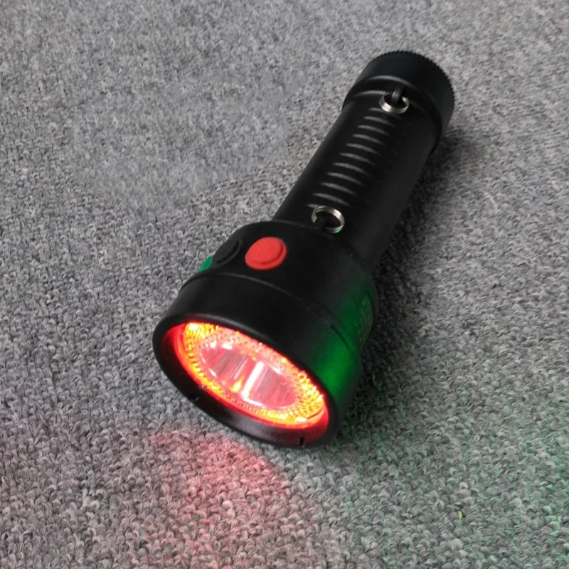 Four-color signal torch Portable signal flashlight LED multifunctional pocket torch