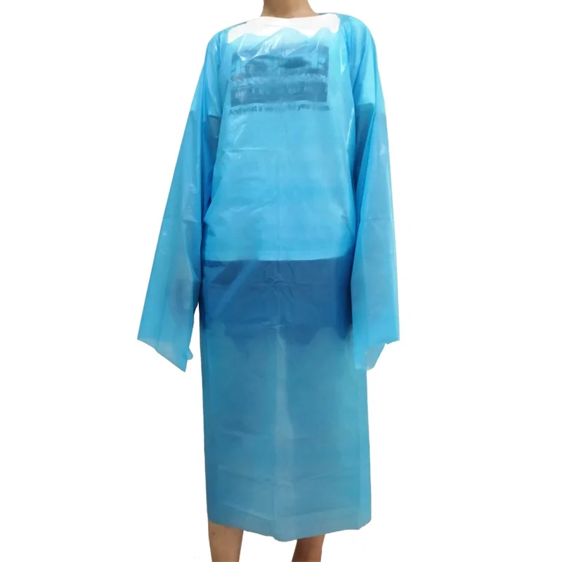 Environmental Cpe Disposable Plastic Apron With Sleeves Buy Wholesale