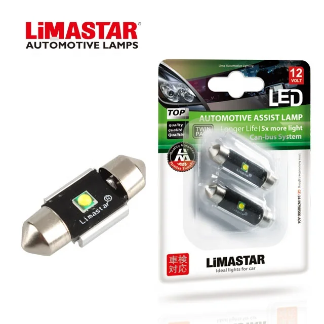 Limastar Car Light led bulb festoon C5W 31MM High Power Chip whit oram 6418