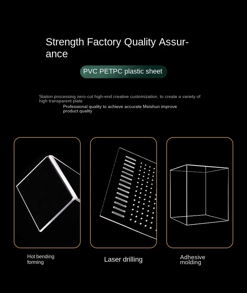 Transparent Flame Retardant PVC Partition Baffle Carving Backing Board ...