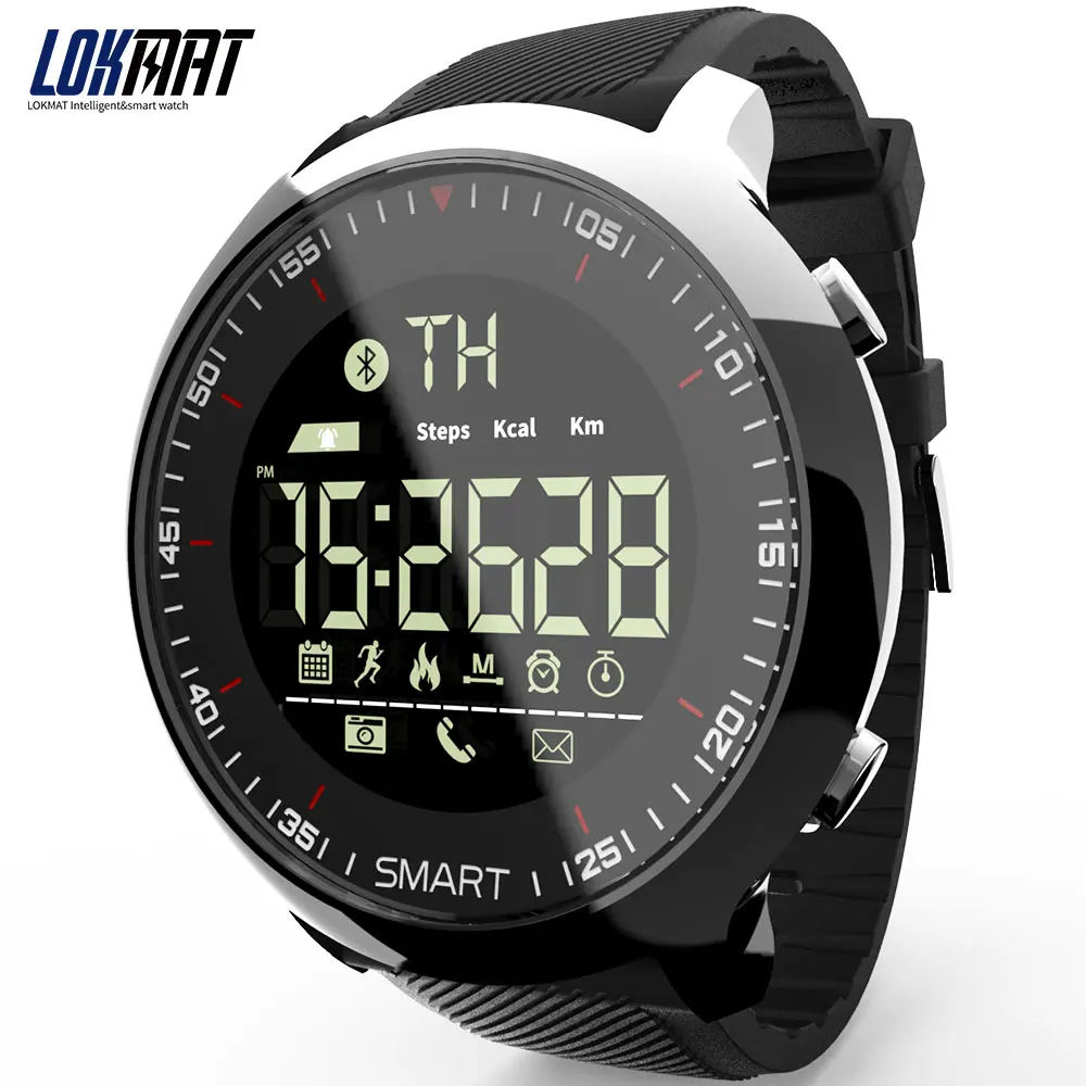 LOKMAT 2020 new MK18 style watch sport Digital Led for bluetooth smart Watches IP68 waterproof