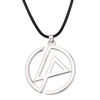 Band Group Logo Linkin Park Punk Silver Color Jewelry For Men Fashion Pendant Necklace