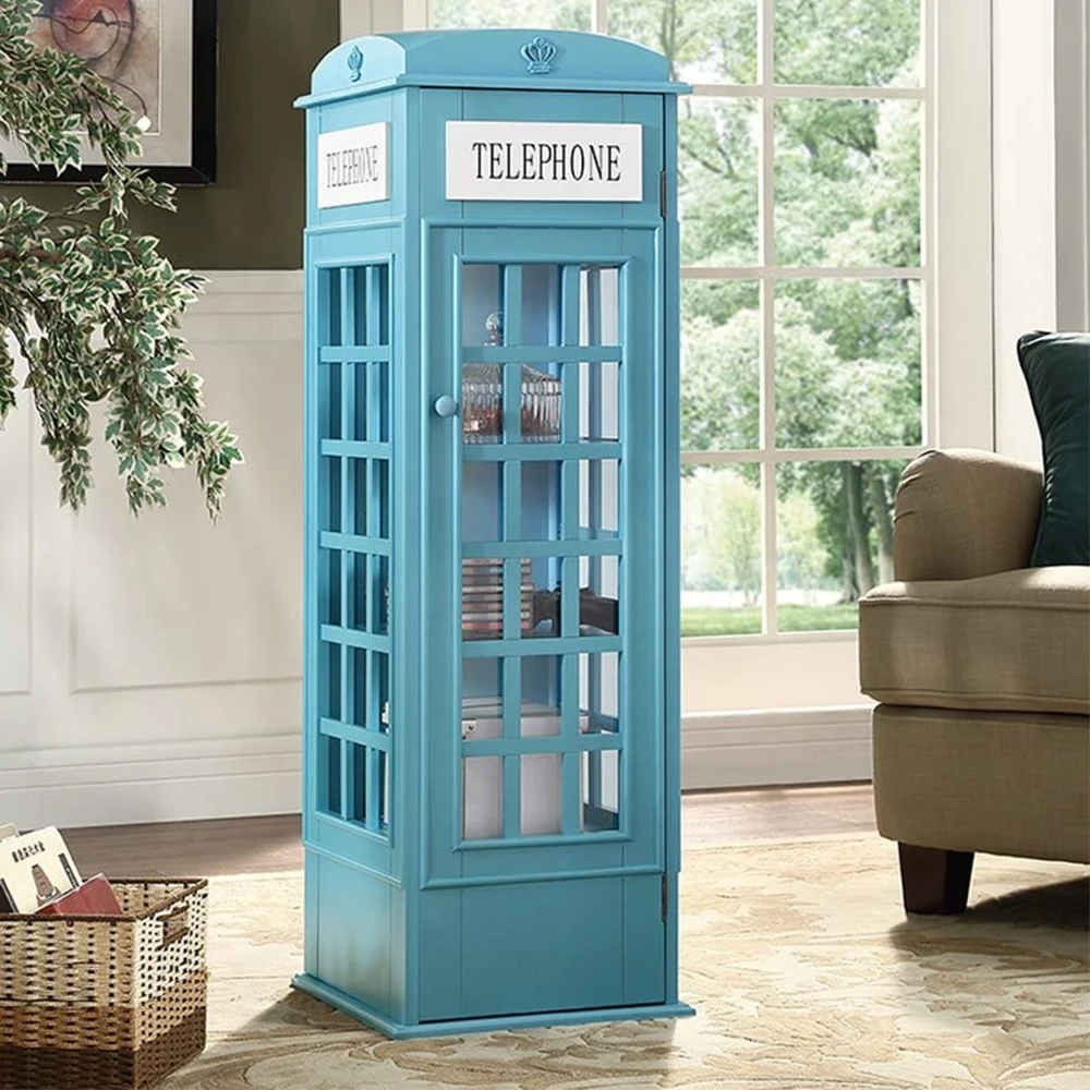 Customize Wedding Event Props Pink Vintage British Birthday Phone Booth