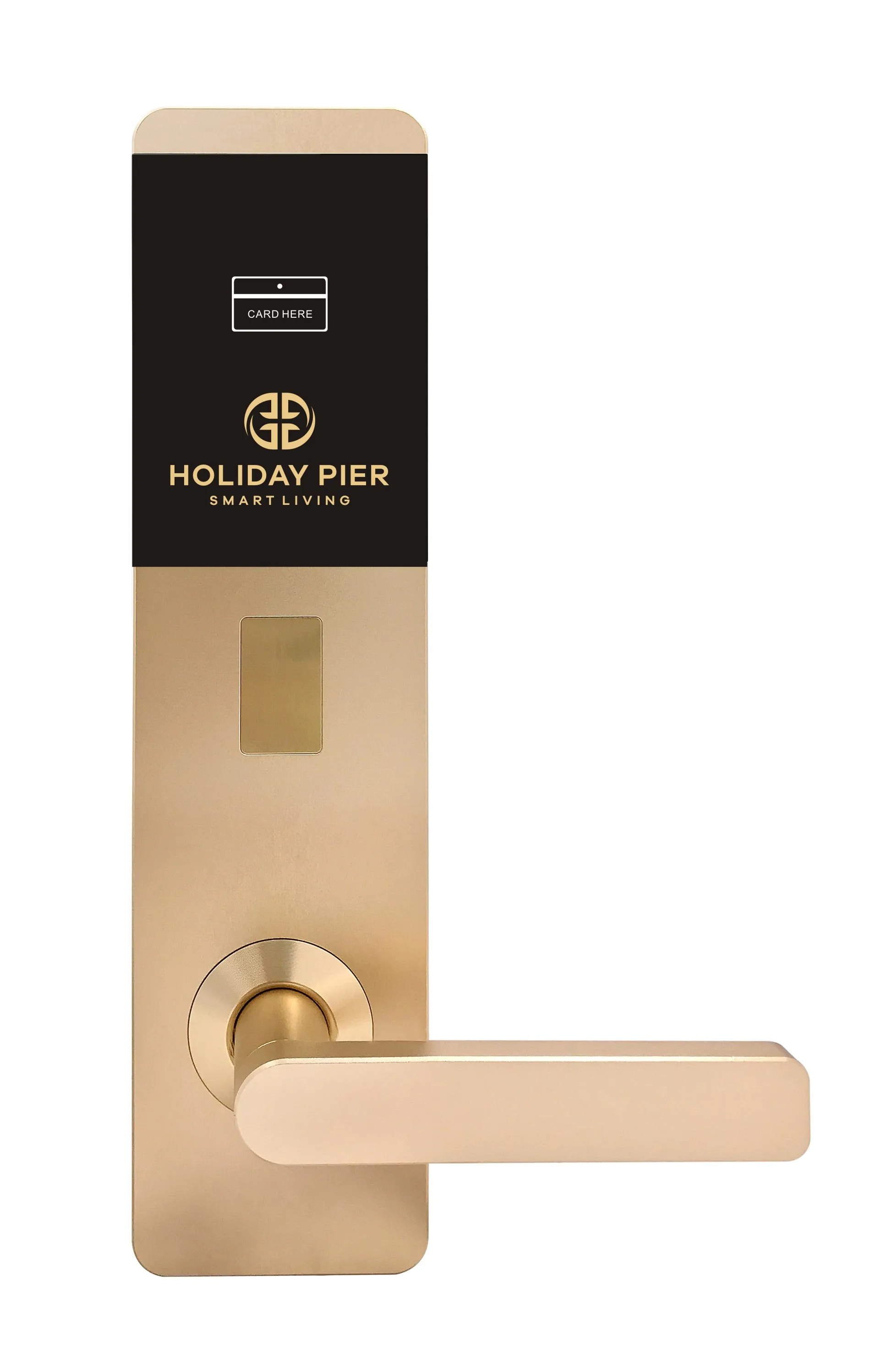 Luxury M1 System Hotel Door Lock,Tasrdc Rfid Card Lock,Gold Keyless ...