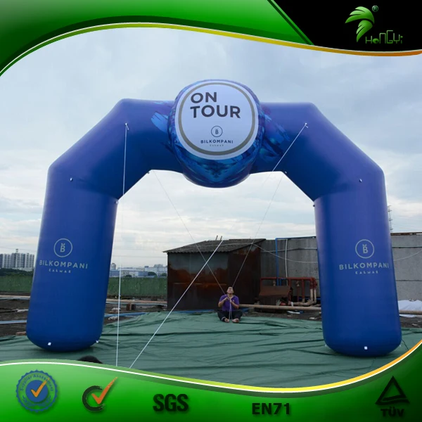 红衣工厂价格 6 米蓝色便宜充气拱门出租出售 - buy 便宜的充气拱门出