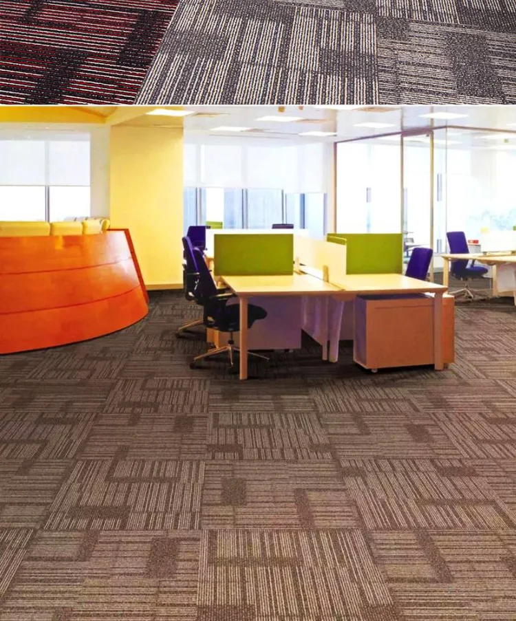 Office carpet nylon fire retardant   PVC splicing square carpet  Werder Bremen   Aberdeen