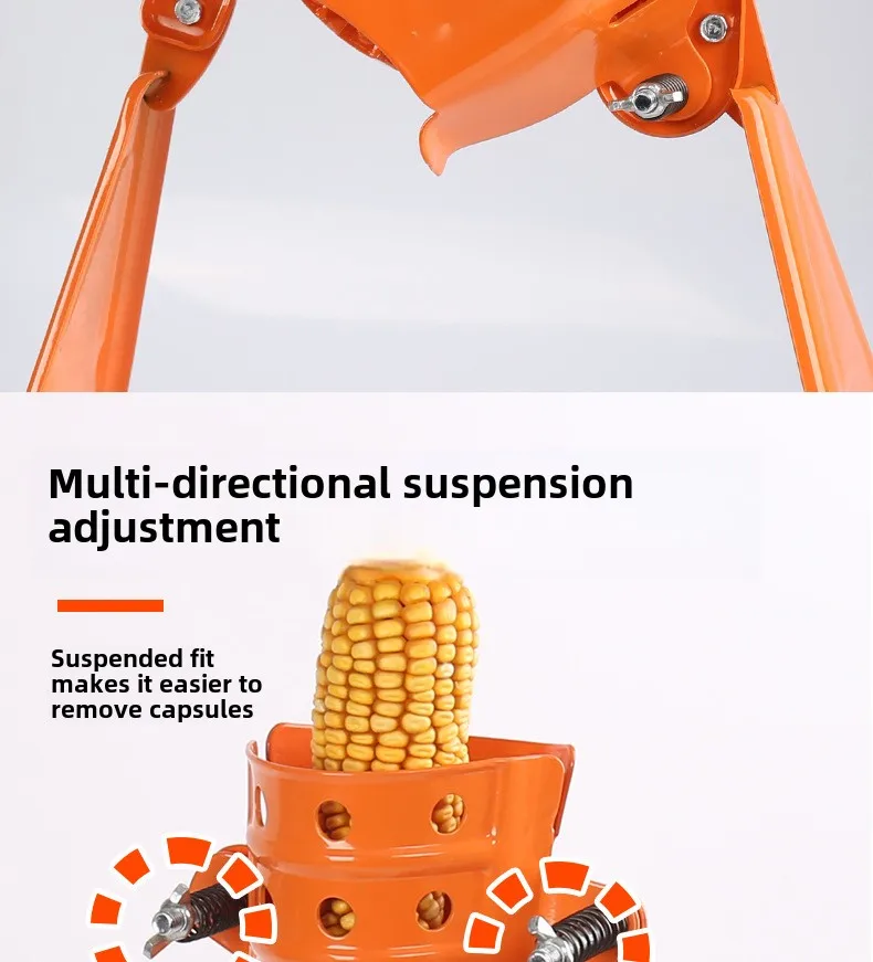 Factory Wholesale Home Use Semi-Automatic Hand-Cranked Corn Peeling Machine with Motor Small Corn Threshing Sheller