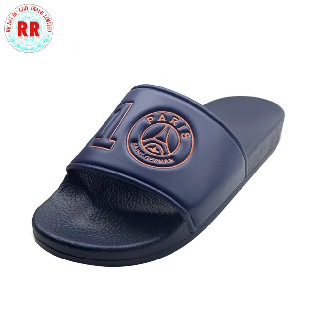 
Custom Made Flat Sandals Black Custom Slider Sandals With Logo Sandals Custom Summer men Slide Slipper 
