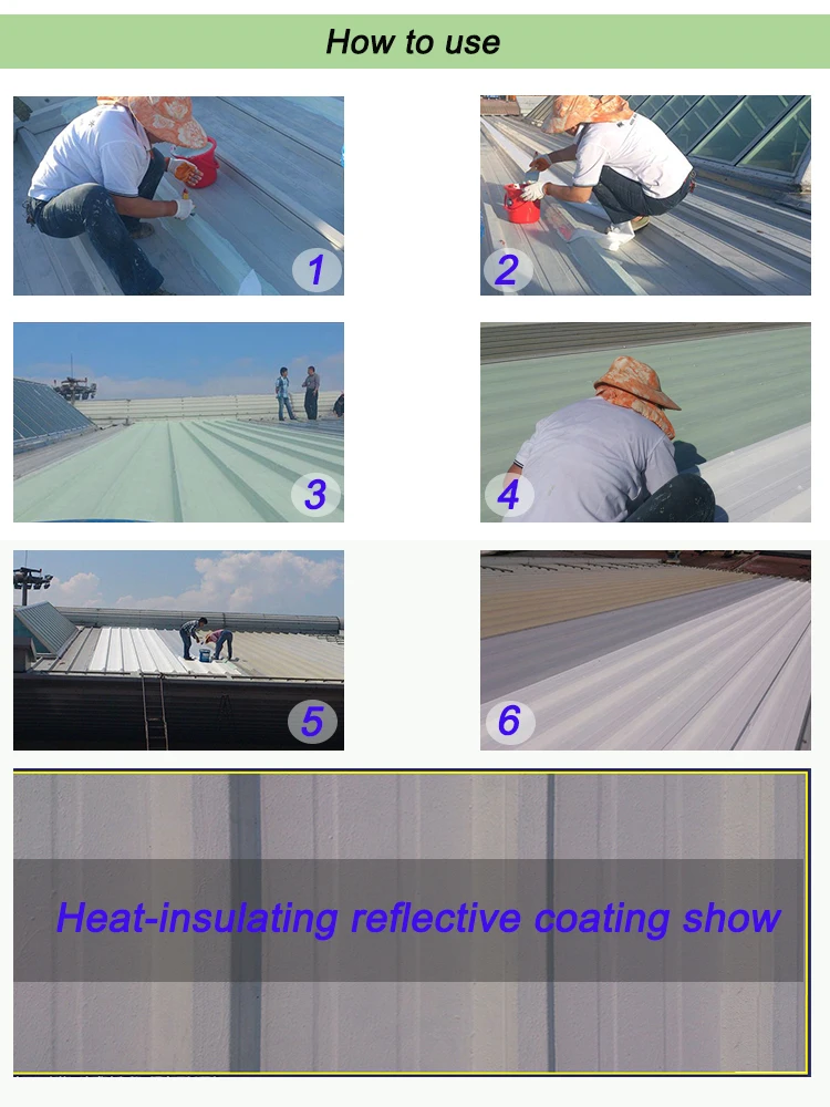 heat insulation coating exterior roof isolation